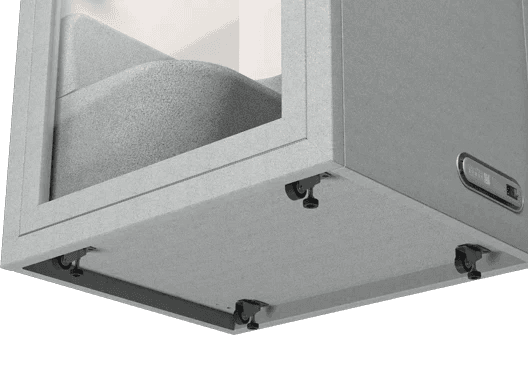 Exterior de um pod SoundBox