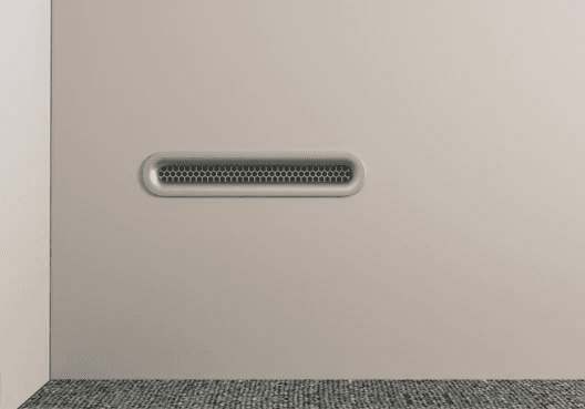 Sistema de ventilação de um pod SoundBox