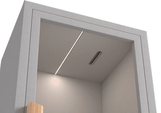 Sistema de iluminação LED de um pod SoundBox