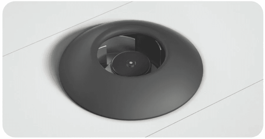 Sistema de ventilação de um Pod Business