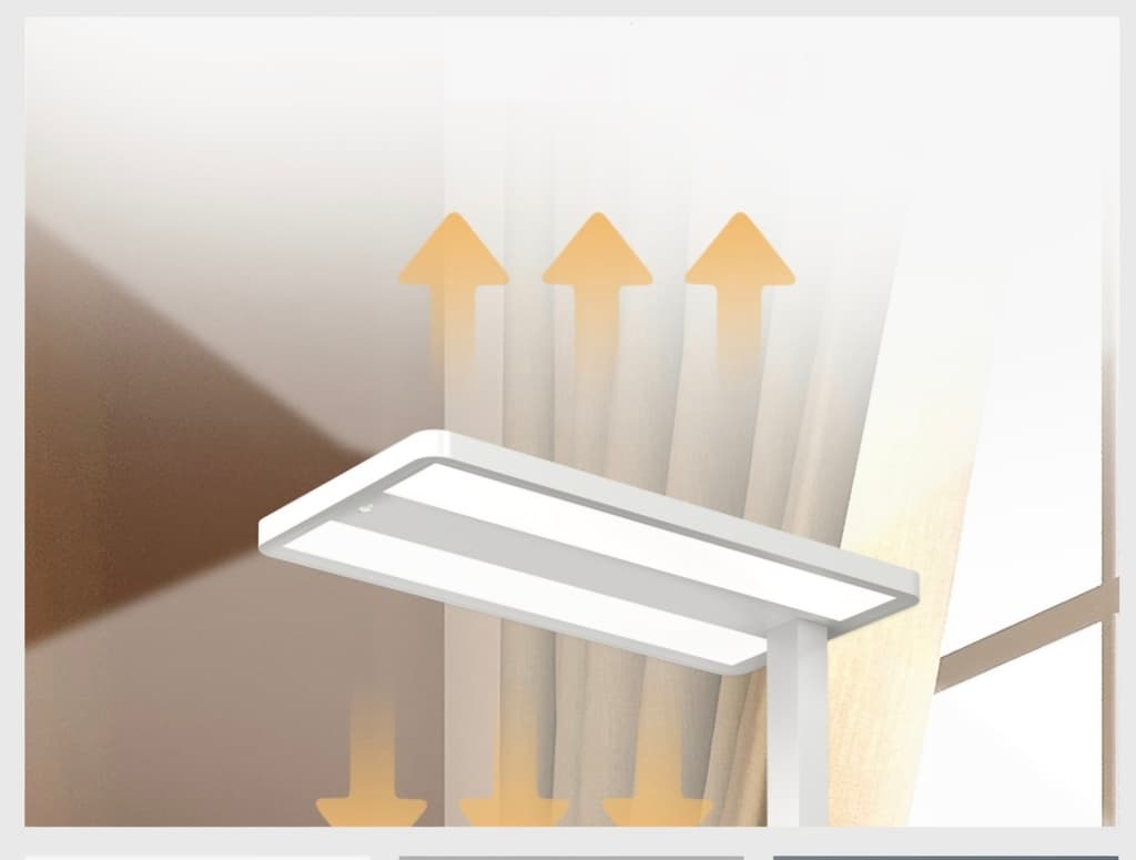 Luminária de chão LED branca