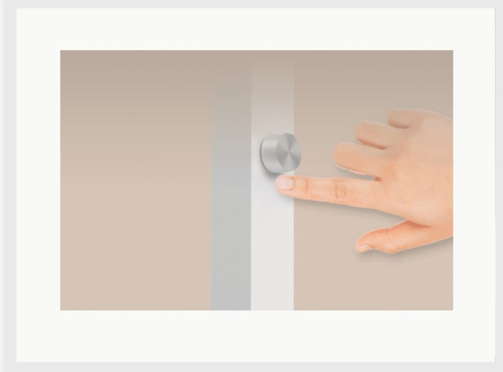 Luminária de chão LED branca