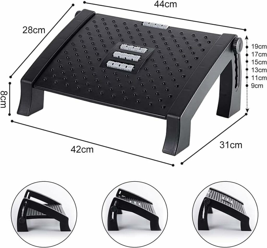 Apoio para Pés Ergonômico
