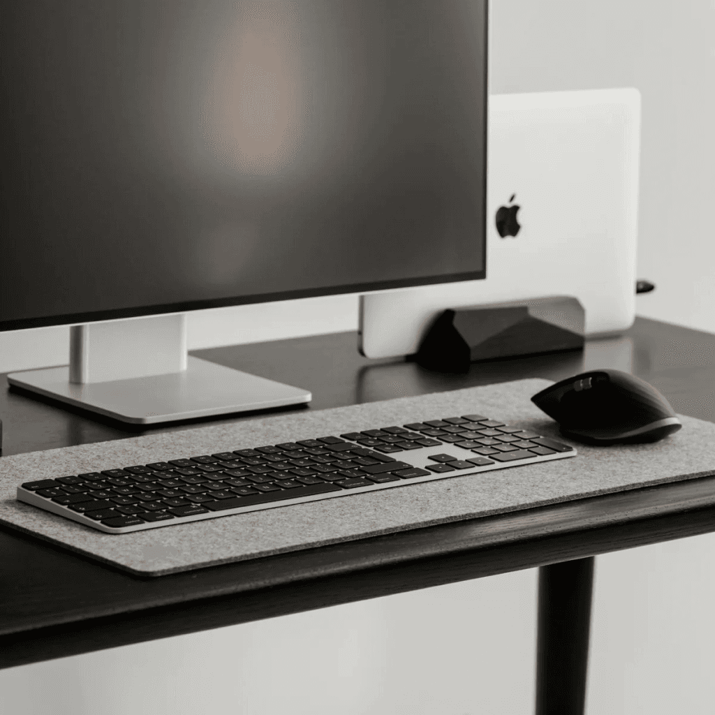 Desk Pad Feltro + Cortiça