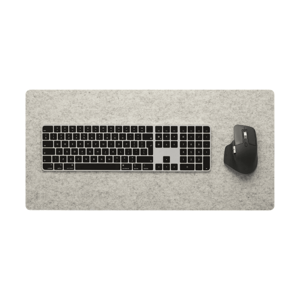 Desk Pad Feltro + Cortiça