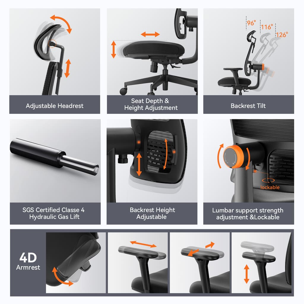 Cadeira Ergonômica Plus