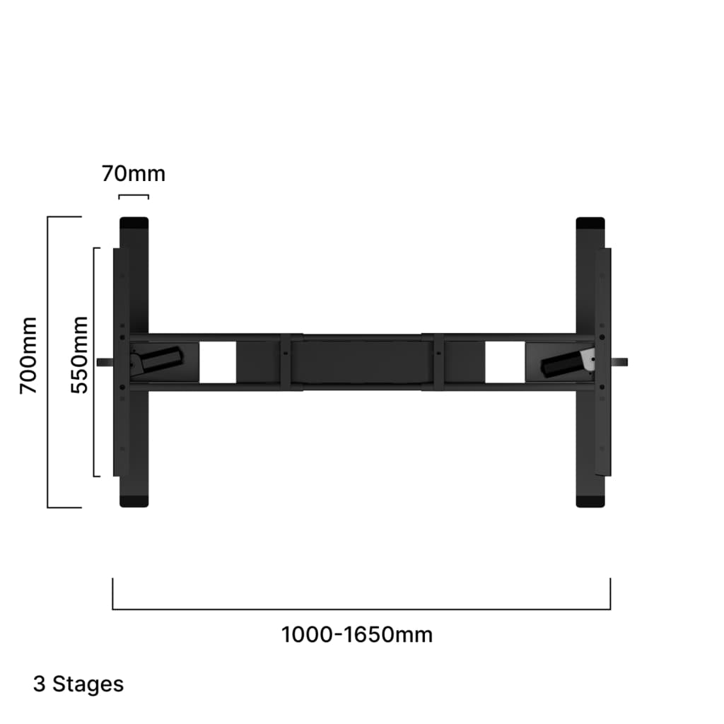 Mesa com Regulagem de Altura PRO DUO