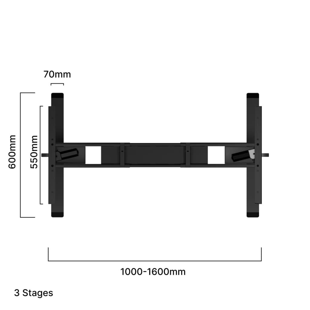 Mesa com Regulagem de Altura PRO DUO