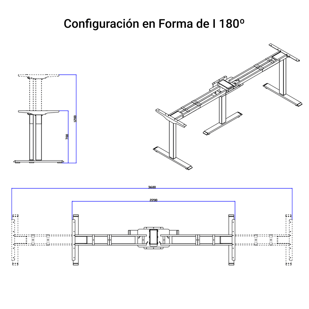 Mesa com Regulagem de Altura PRO MAX