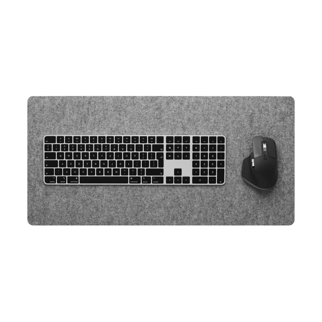 Desk Pad Feltro + Cortiça