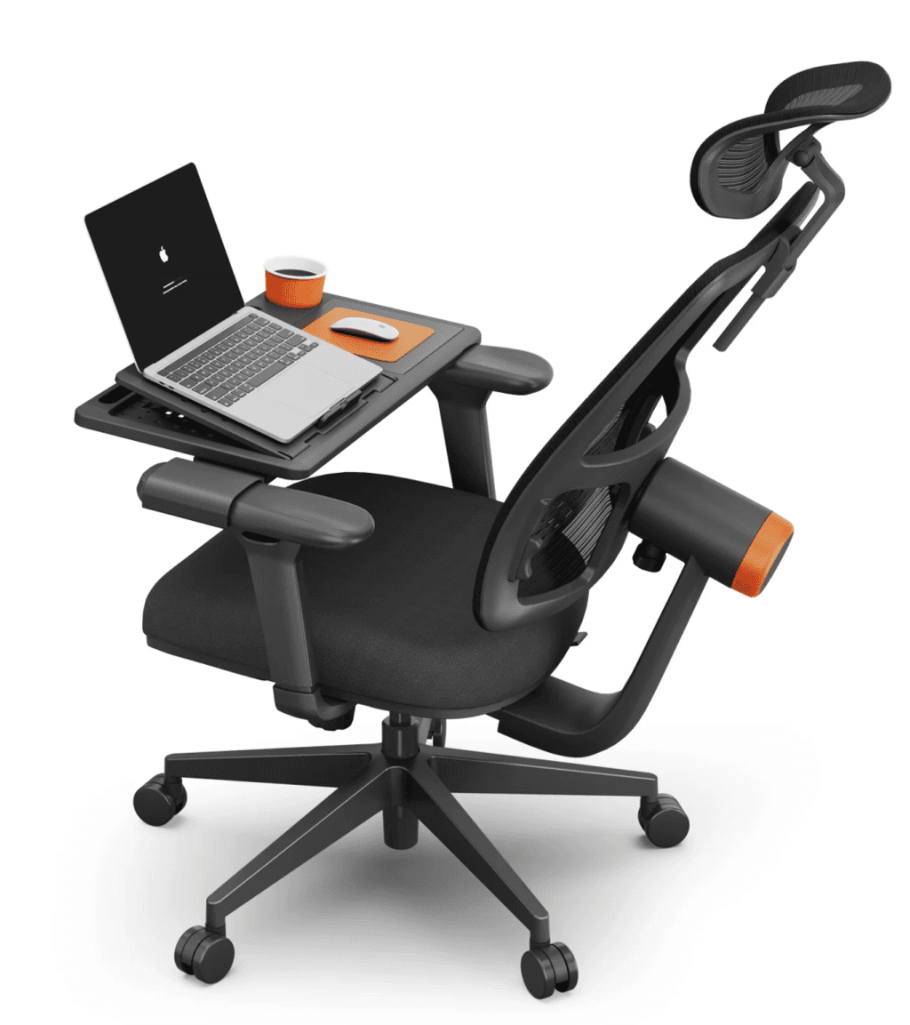 Suporte de notebook para cadeira ergonômica