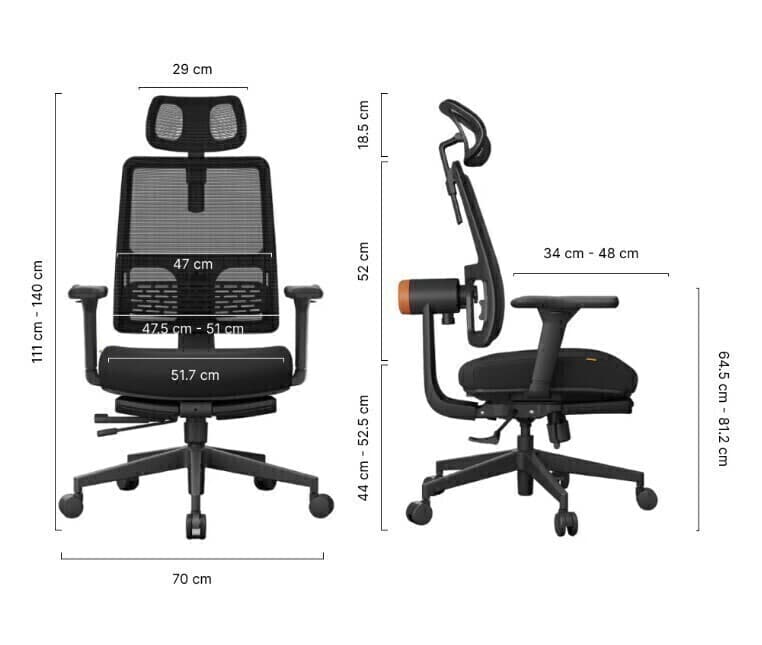 Cadeira Ergonômica Recline