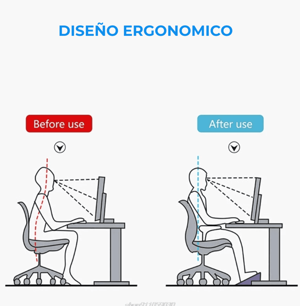 Apoio para Pés Ergonômico