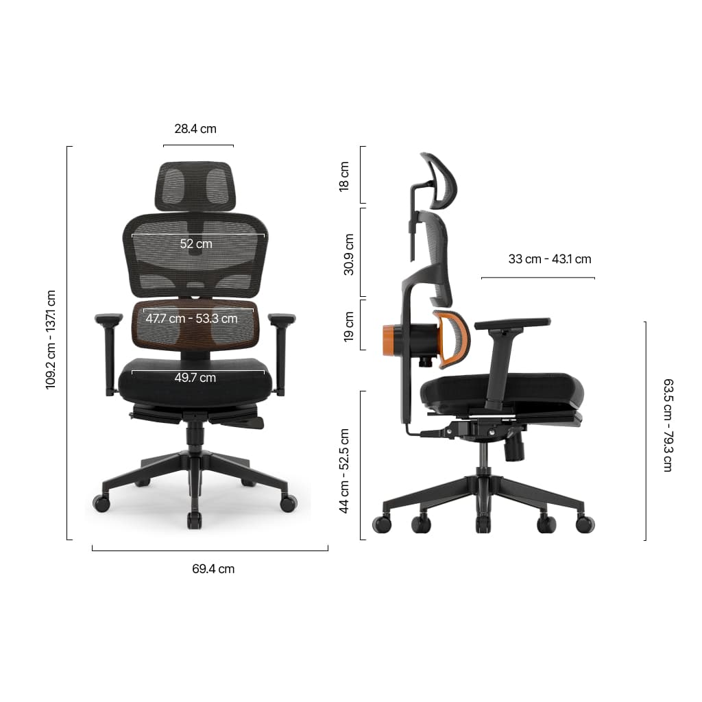 Cadeira Ergonômica Pro Recline