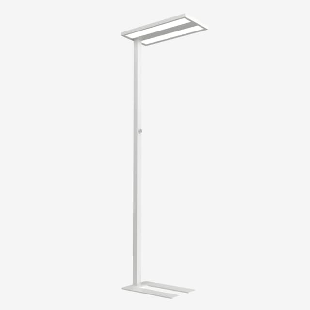 Luminária de chão LED branca - imagen 1